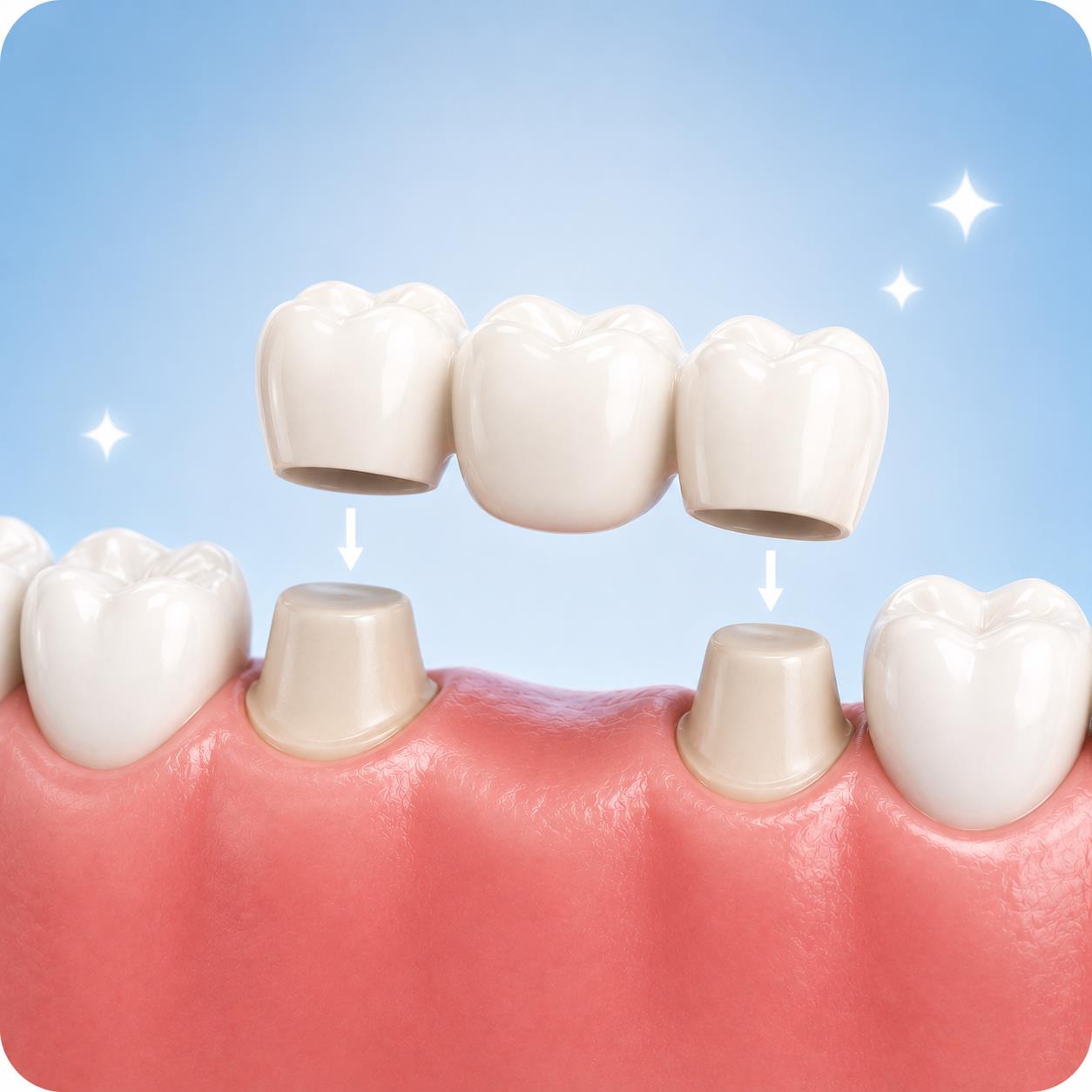 Crowns and bridges restoration